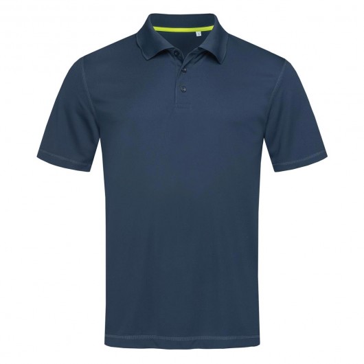 Mens Active 140 Polo Marine Blue